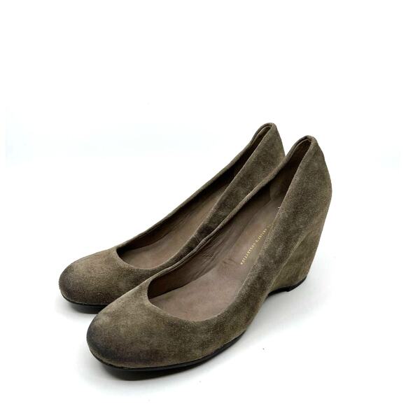 Franco Sarto Artist's Collection Suede Wedges 8.5 US - Picture 1 of 10